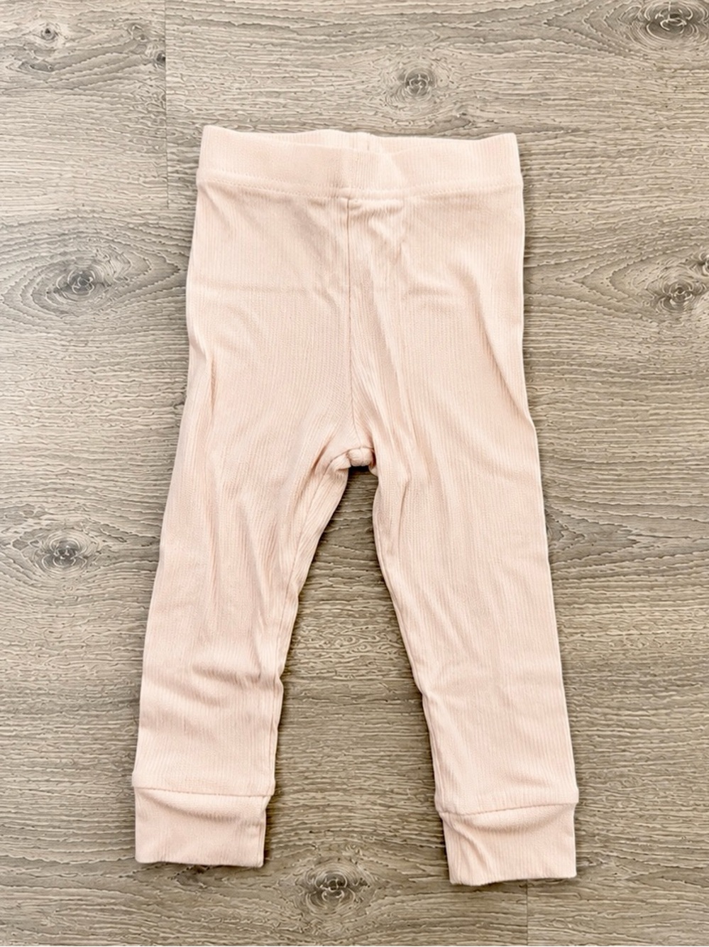 Rebel Bro Ribbed Bamboo Cream Leggings 6-12M NWOT Boutique Baby